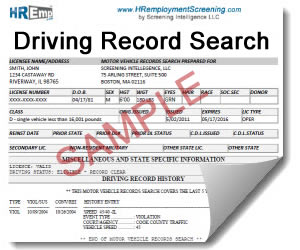 Driving Record